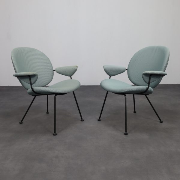2x Lounge Chair W.H. Gispen Kembo, 1960s (set price)