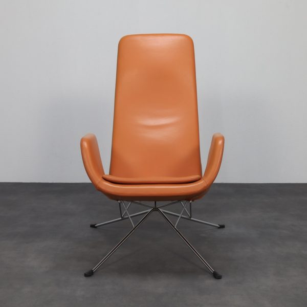 Lounge Chair "Milord" in Leather Alfredo Häberli Zanotta