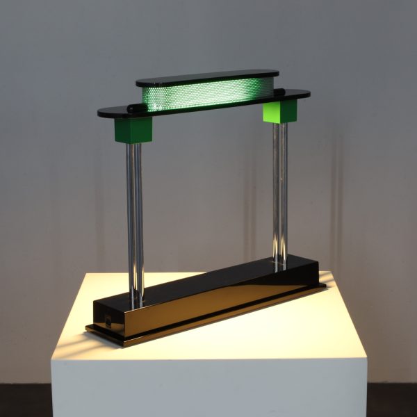Memphis Table Lamp Pausania Ettore Sottsass, 1982, 1st Edition